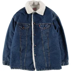 古着 80~90年代 リーバイス Levi's 70619-0218 デニムボアジャケット USA製 メンズL相当 ヴィンテージ/eaa526435