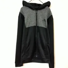 アディダス　フーディー　メンズL　黒色　グレー色　バイカラー　フルジップアップ