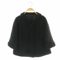 マークバイマークジェイコブス MARC by MARC JACOBS ウールスナップボタンジャケット 五分袖 6 ブラック /ES ■OSのサムネイル