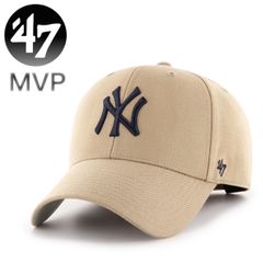 47BRAND フォーティーセブン MVPキャップ ヤンキース/カーキ×ブラック