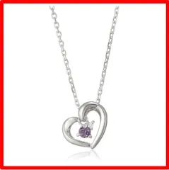 【送料無料 】 4℃ [ヨンドシー] 【2月誕生石】シルバー ネックレス アメシスト ダイヤモンド 111614121808