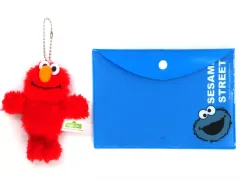 【中古】グッズセット エルモ/クッキーモンスター マスコットチャーム＆ポーチ 「セサミ・ストリート」 SPRiNG 2025年3月号 付録