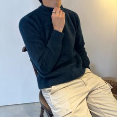 【数量限定】カジュアルニット　プルオーバー　ニット　長袖セーター　トップス　メンズ　ジャンパー　韓国　韓国ファッション　Mサイズ