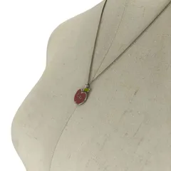 クリスチャンディオール Christian Dior アップル CDロゴネックレス レディース 表記無 