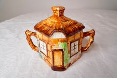 値下 貴重ヴィンテージ 米Susan paley 可愛い♪陶器クッキージャー