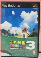 PS2ソフト【みんなのGOLF 3】EVERYBODY'S GOLFみんGOLゴルフ スポーツSCPS 15016■プレステ2レトロ【中古】送料込