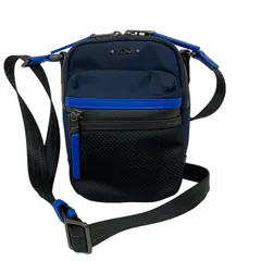 トゥミ TUMI 109993 ショルダーバッグ 斜め掛け クロスボディ ナイロン レザー ラバー ネイビー 黒 ブルーのサムネイル