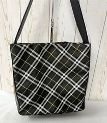 BURBERRY バーバリー ノバチェック バケツバッグ トートバッグ ベージュ PVC gy