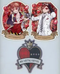 【中古】シール・ステッカー エース・トラッポラ 「カードダスオンライン ディズニー ツイステッドワンダーランド プレミアムダイカットステッカーセット1」