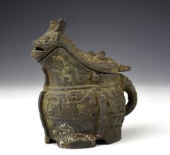青銅 饕餮 鴟鶚尊 梟ゆう 中国美術 青銅器 中国 - メルカリ