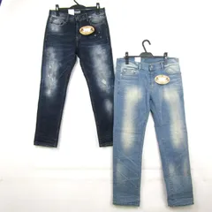 WE'RE DIGREEN デニムパンツ 2点セット 未使用 Lサイズ ダメージ加工 ボトムス まとめて メンズ pants