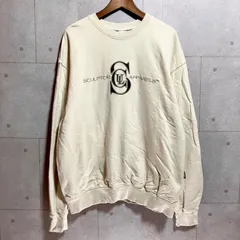 SCULPTOR 刺繍ロゴ トレーナー SCULPTOR（スカルプター）の「SATIN APPLIQUE SWEATSHIRT/サテン