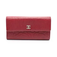 CHANEL シャネル カメリア ココマーク 二つ折り長財布