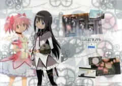 【中古】クリアファイル C4.鹿目まどか＆暁美ほむら(ホワイト) A4クリアファイル 「劇場版 魔法少女まどか☆マギカ [新編]叛逆の物語」 2014年 セガ＆AGスクエア 遊んで+もらえるまどか☆マギカキャンペーン品