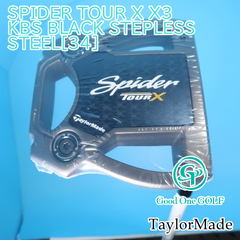 パター テーラーメイド SPIDER TOUR X X3/KBS BLACK STEPLESS STEEL[34]//3 7085