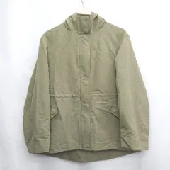◇ ⊆ UNIQLO ユニクロ カジュアル　シンプル 長袖 マウンテンパーカー サイズM グリーン系 メンズレディース E  【1504210010365】