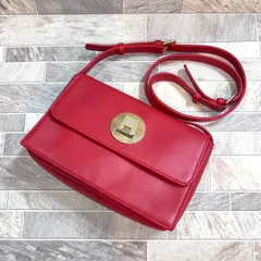 DIANA ダイアナ ショルダーバッグ レッド レトロ