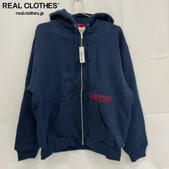 Supreme ネイビー フルジップパーカー XL SUPREME】 S Logo Zip Up Hooded Sweatshirt Navy - 24FW (Supreme