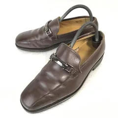 バーバリー/BURBERRY★本革/ビットモカシン/ローファー【24.5/茶/BROWN】スリッポン/内側チェック柄/ビジネスシューズ/dress shoes◆bH-138<sale>