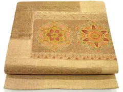 蘇州刺繍 相良刺繍 汕頭刺繍 袋帯 鳳凰 大華紋 カラー芯 正絹 六通 蘇州刺繍 相良刺繍 汕頭刺繍 袋帯 鳳凰 大華紋 カラー芯 正絹 六