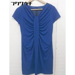 ◇ kaene カエン バックジップ　 半袖 膝丈 ワンピース サイズ2 ネイビー レディース 【中古】 【1105270009056】のサムネイル