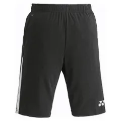 【新品・5営業日で発送】YONEX ヨネックス ユニトレーニングトップハーフパンツ (FW6007) 色 : ブラック／シルバー サイズ : XO 