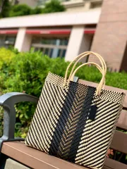 新品 大人気オアハカ産 メルカドバッグ オフホワイト メキシコ Mサイズ