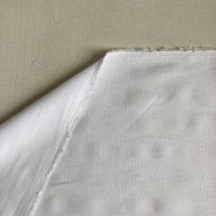 綿100％　ドット柄シャツ地　カット生地　２m　白