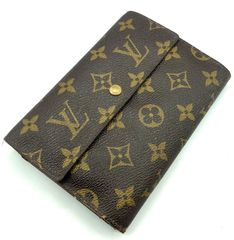 【鑑定済み】正規品 難あり ルイヴィトン LOUIS VUITTON モノグラム M61202 ポルトトレゾール･エテュイパピエ