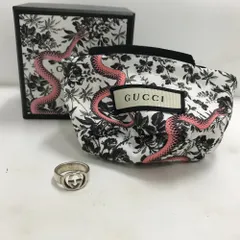02w05677 グッチ GUCCI  Gロゴリング  シルバー  9.5号  中国製 ユニセックス  箱あり  リング・指輪  【中古品】