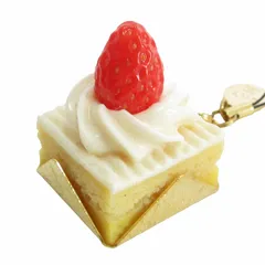 Q-pot イチゴショートケーキ ストラップ ビームス BEAMS 限定品