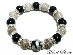 皇帝龍×オニキスが見せる抜群のイカつさ！毘沙門天　 パワーストーンブレスレット