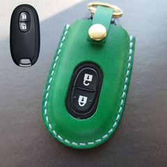 [送料無料]SUZUKI/スズキ/スマートキーケース/キーケース/マツダ/ラパン/ナチュラル/プレゼント/ギフト/緑