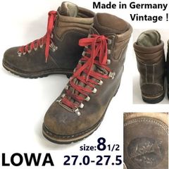 80s-90s/ドイツ製/Vintageローバー/LOWA本革/レザー/トレッキングブーツ/シューズ【8.5/27.0/茶】雪山/重登山靴/Boots/shoes◆bZ-224<sale>