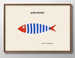 14424魚 サカナ フィッシュ A3 サイズ ポスター アート おしゃれ 絵画 インテリア 北欧 イラスト マット紙 艶消し アートパネル 額 フレーム デザイン 壁掛け ギフト 新築祝い ディスプレイ