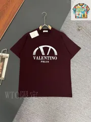 【今日WTO】VALENTINO 320g 重磅厚地 リラックスフィット T シャツ-WC06