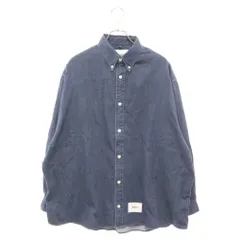 WTAPS (ダブルタップス) 23AW LS COTTON DENIM ロングスリーブ コットン デニム 長袖シャツ インディゴ 232BRDT-SHM03のサムネイル