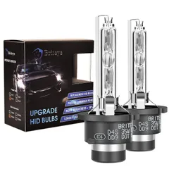 新品 6500K 車検対応 D4S D4S 35W HID 車用ヘッドライト 12V 純正交換用 HIDバルブ HIDライト【2021アップグレード版】（2個入） Briteye