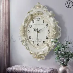 ロココ調 掛け時計（ラピスブルー）