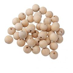 【新着商品】10mm ジュエリー作り 丸玉 天然木ビーズ 塗装なし DIY用 100個入り ノーブランド品