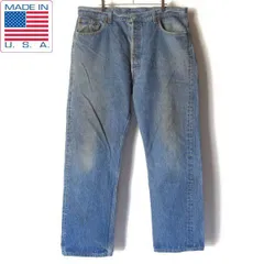 1986年製 USA製 リーバイス 501 美アタリ ハチマル ジーンズ 実寸W39 L30.5 80s 一点物 ビンテージ アメリカ製 デニム D151-21-0043ZVW