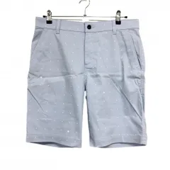 【超美品】ナイキ ハーフパンツ ライトブルー×白 ドット DRI-FIT ストレッチ メンズ XXL  ゴルフウェア 大きいサイズ NIKE