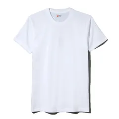 【数量限定】丸胴仕様 3P 綿100% 赤ラベルクルーネックTシャツ 3枚組 アンダーウェアメンズ 丸首 赤ラベル 半袖 ホワイト(クルーネック) Tシャツ L [ヘインズ]