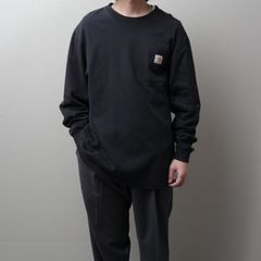 Carhartt L/S Crew-neck Pocket T-Shirt "black l" 112040