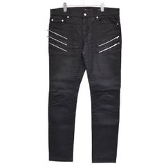 Saint Laurent Paris　サンローランパリ　2015 エディ期　D02 SK-LW　ジップデザインストレッチスキニーパンツ　392968　8054000209293