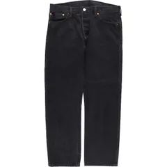 古着 リーバイス Levi's 501 ブラックデニム ストレートデニムパンツ メンズw34相当/eaa554402