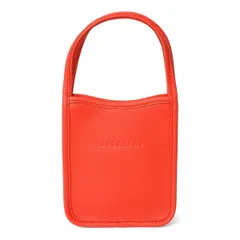 新品 ロンシャン LONGCHAMP ハンドバッグ ル フローネ トップハンドルバッグ XSサイズ オレンジ