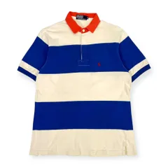 Ralph Lauren ポロ ラルフローレン ラガーシャツ 白 エンジ M紺 POLO RALPH LAUREN ポロ ラルフローレン 長袖 ラグビーシャツ