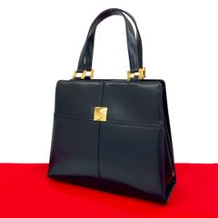 極 美品 袋付 PRADA プラダ エスプラナード ロゴ 金具 レザー 本