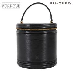 ルイ ヴィトン LOUIS VUITTON エピ カンヌ ハンド バッグ レザー ノワール M48032 ゴールド 金具 Epi Cannes 90287576